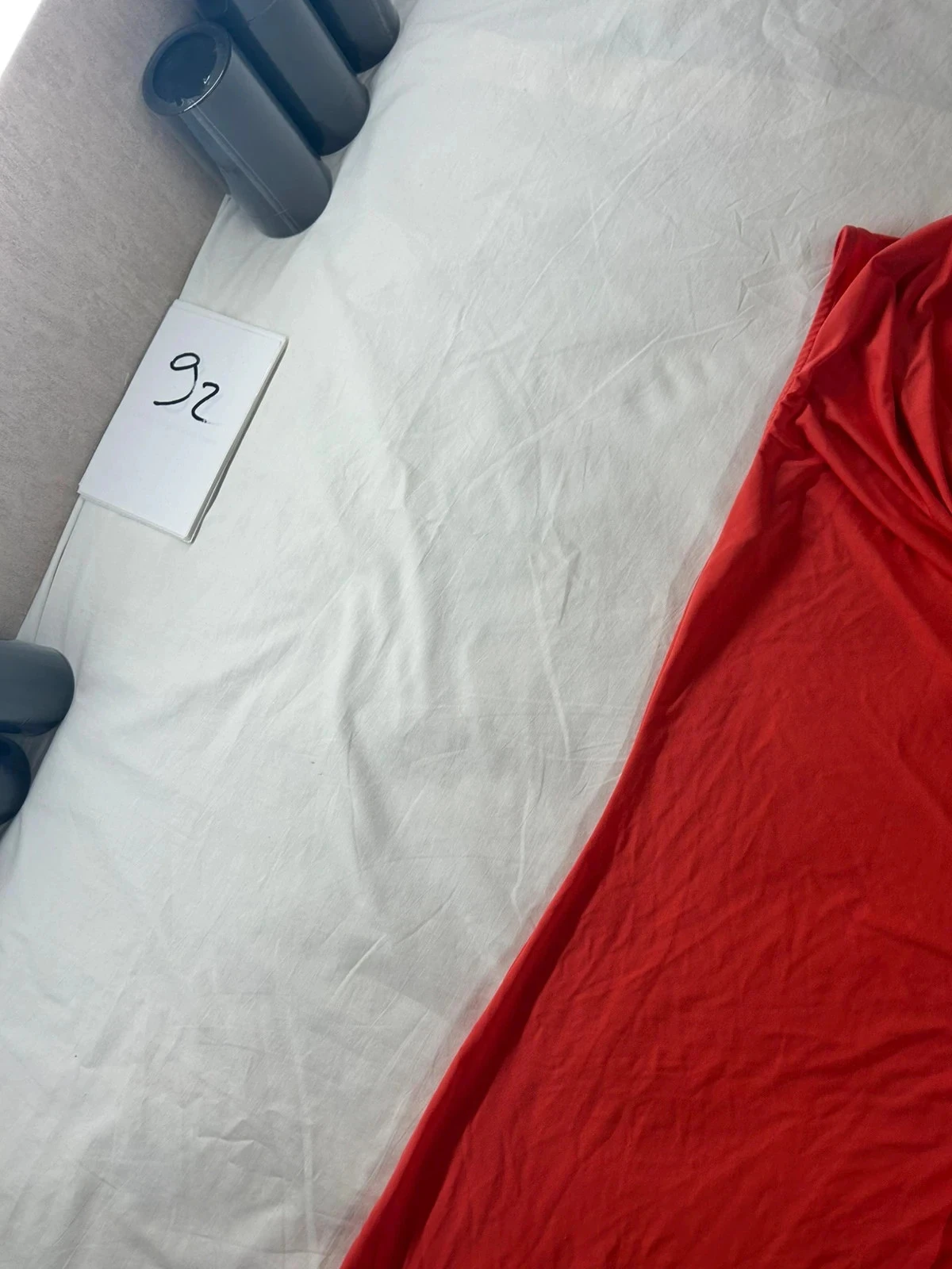 Vestido largo rojo vintage – photo 4
